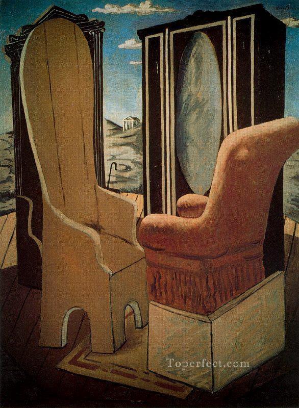 furniture in the valley Giorgio de Chirico Metaphysical surrealism Oil Paintings